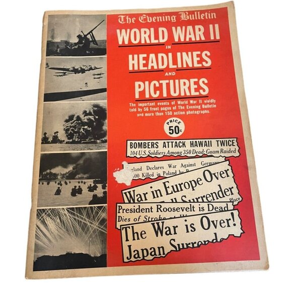 The Evening Bulletin WWII In Headlines & Pictures - Picture 5 of 11